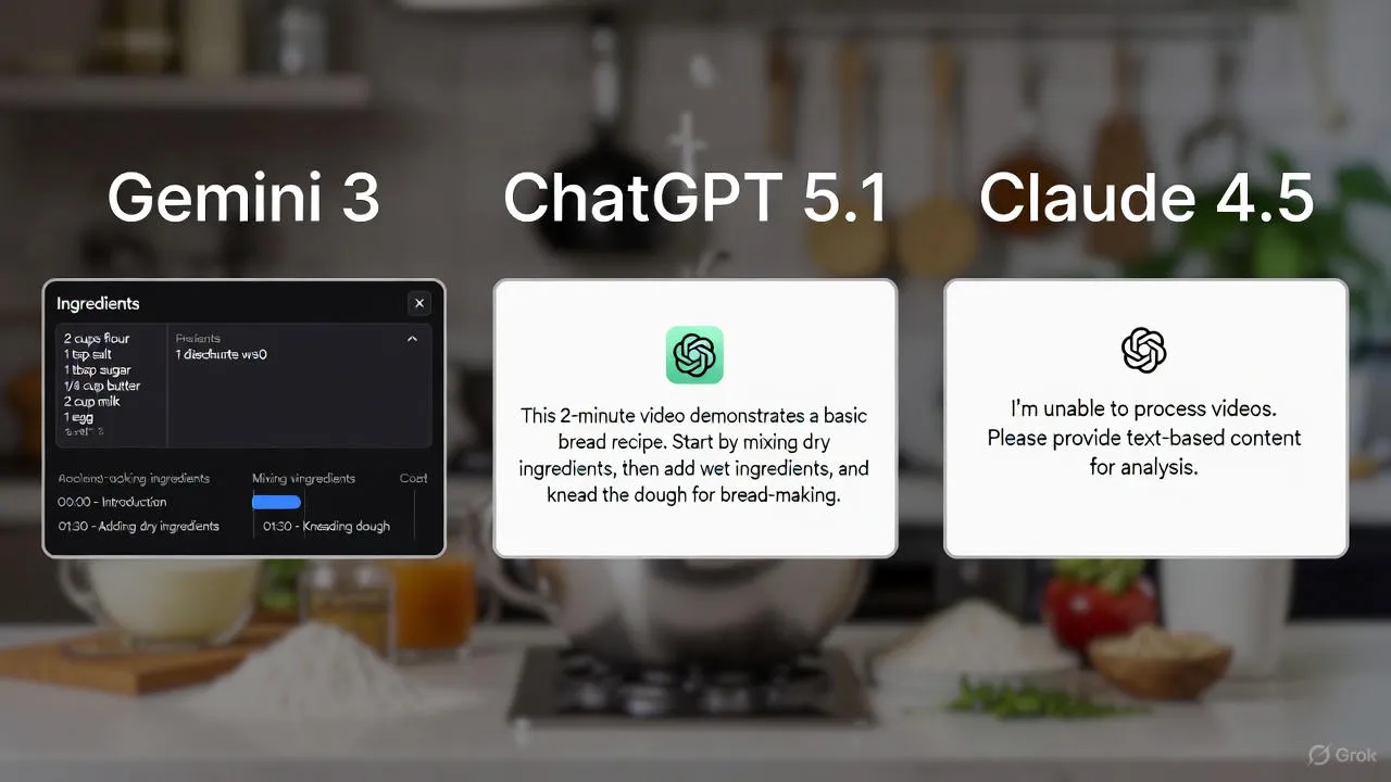 2025 AI Battle: Gemini 3, ChatGPT 5.1 & Claude 4.5